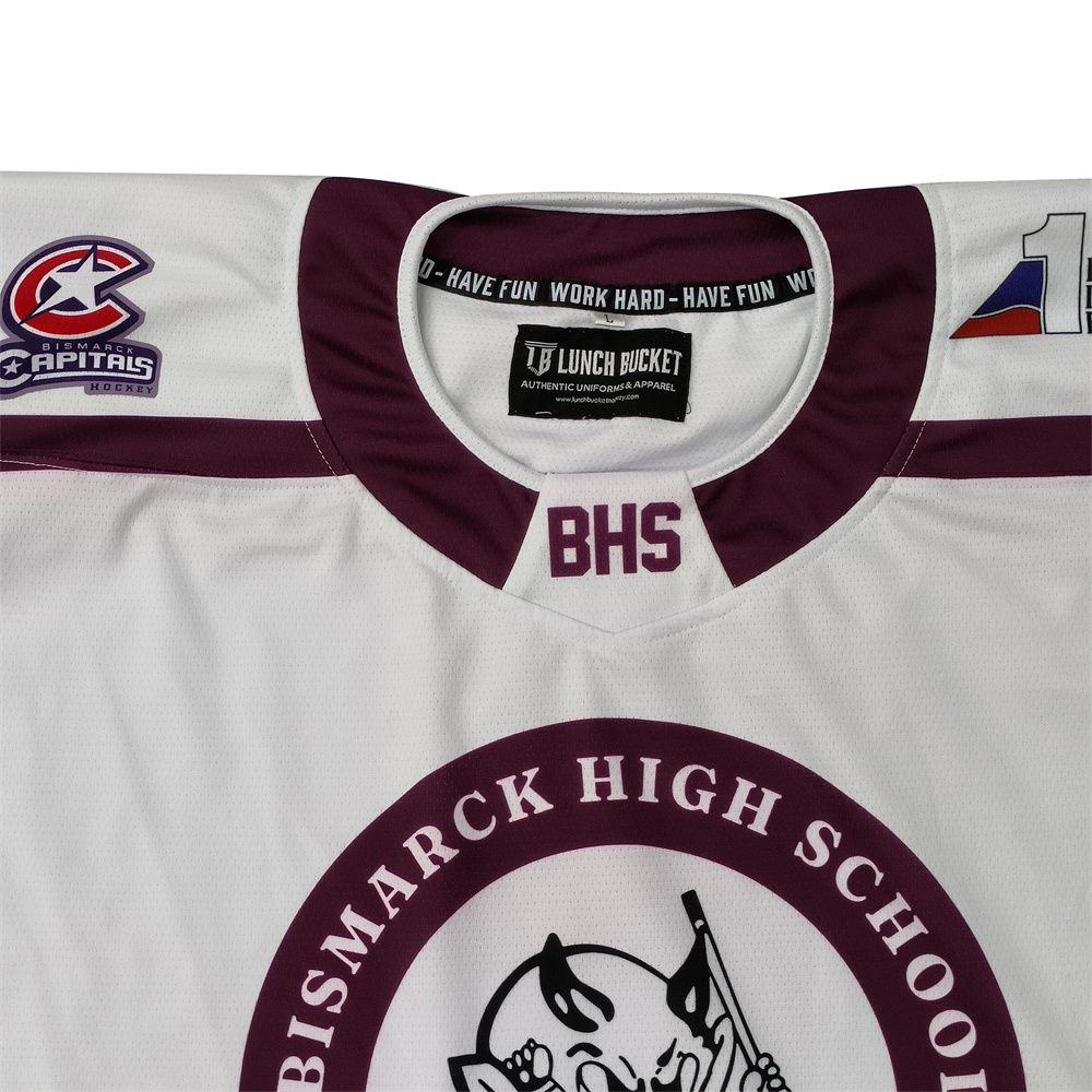 Maillot de hockey sur glace personnalisé, uniforme 01