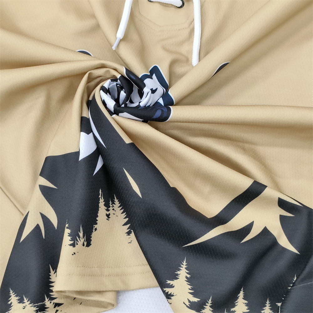 Custom Jerseys 100% Polyester Sublimation Ice08