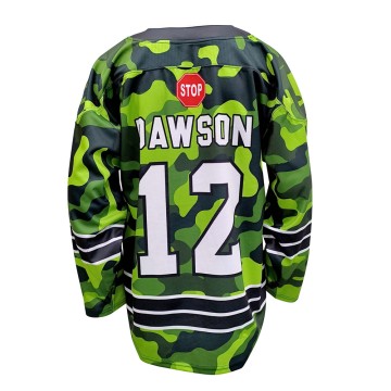 Custom Made Youth Ice Hockey Jerseys Sublimation Printed Breathable Wear