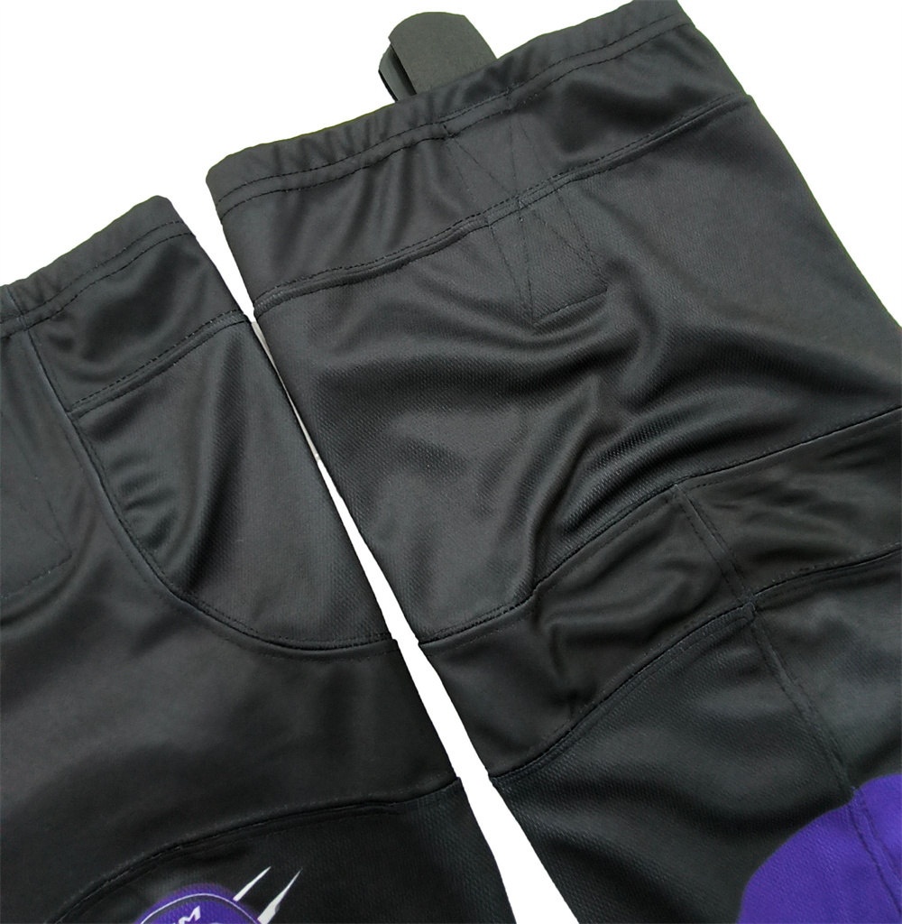 Chaussettes de hockey sur glace personnalisées par sublimation avec fermeture auto-agrippante 05