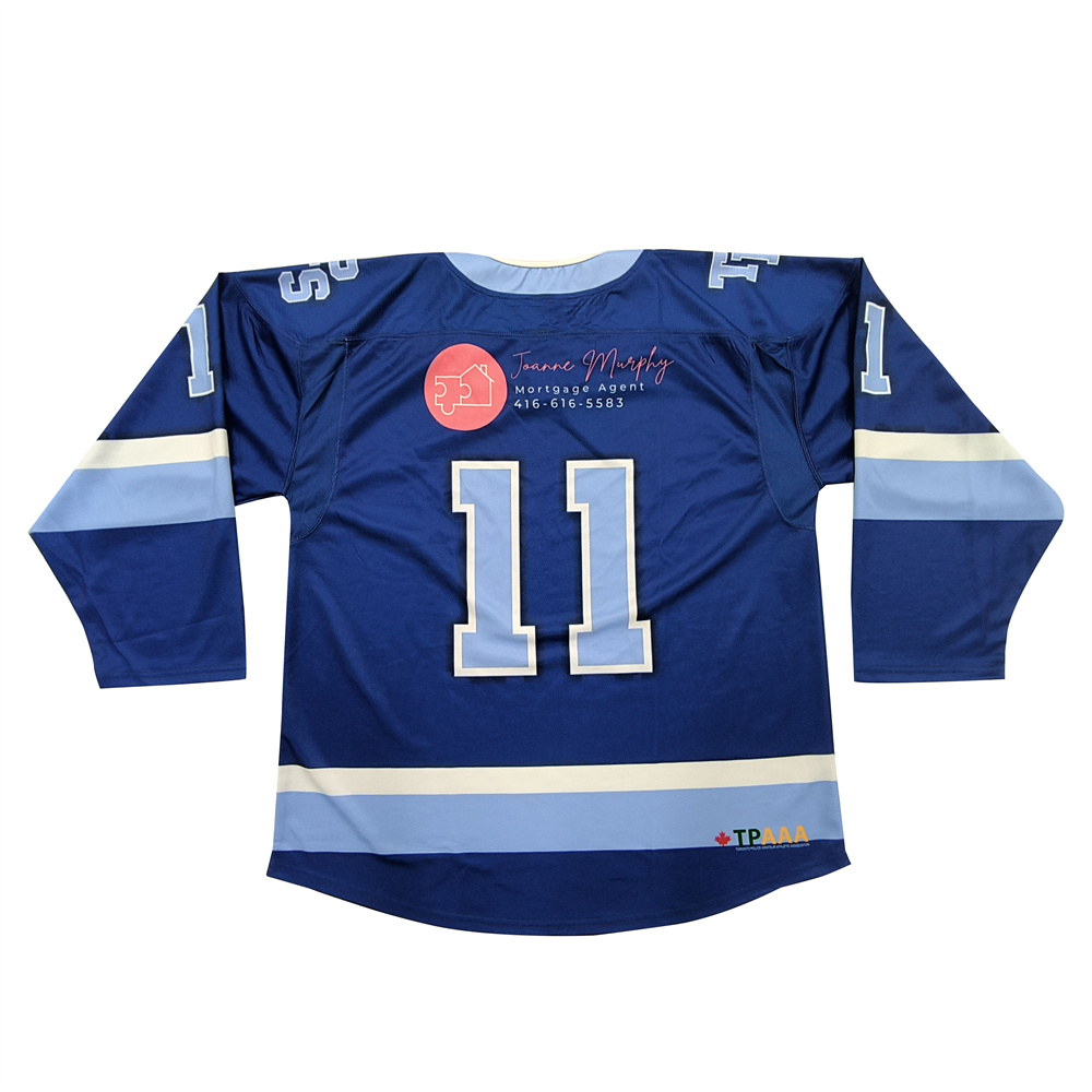 Maillot de hockey sur glace personnalisé par sublimation, respirant, Du05.jpg