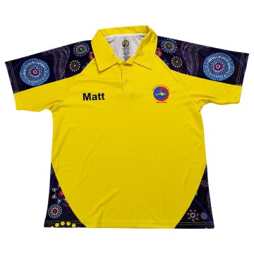 Custom Sublimation Polo Shirt - Personalized Name/Logo Themed Polyester Breathable Short-Sleeve Top