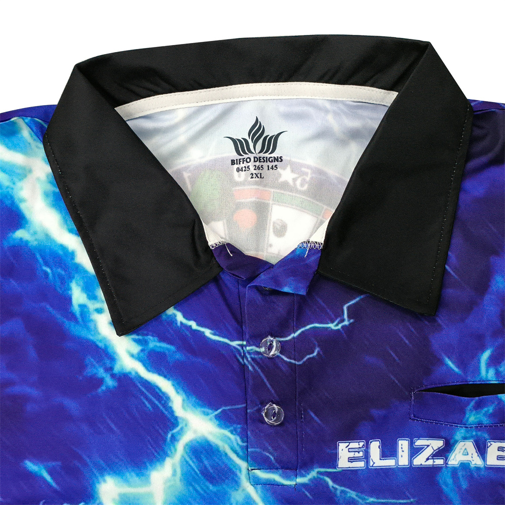 Custom Viking Themed Sublimation Print Polo Shirt 01