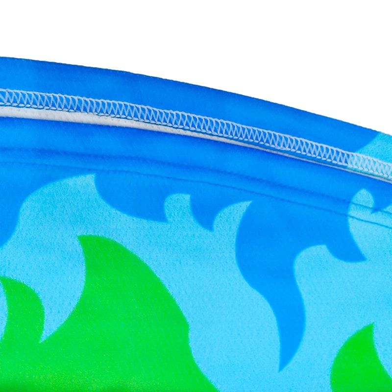 Fluorescent Color Cartoon Flame Print Hockey Jersey (8)