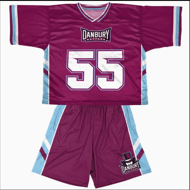 Gray Blue Lacrosse Uniform Set (4)