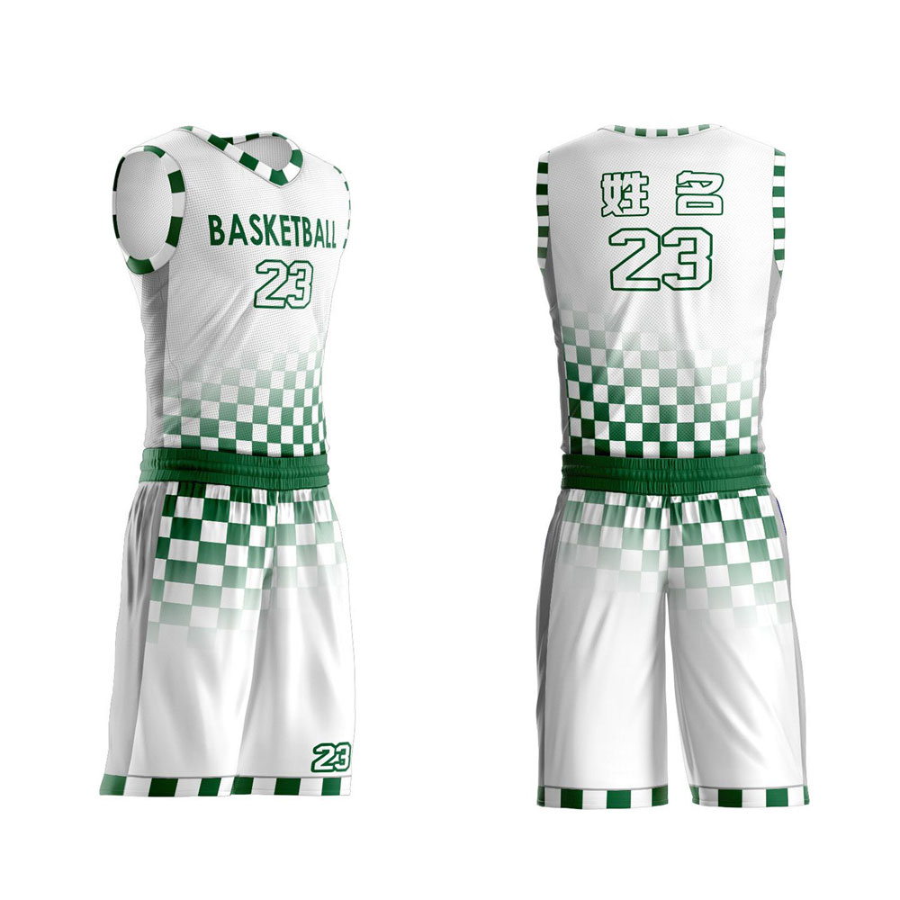 Green Gradient Checkered Basketball Jersey Set.jpg
