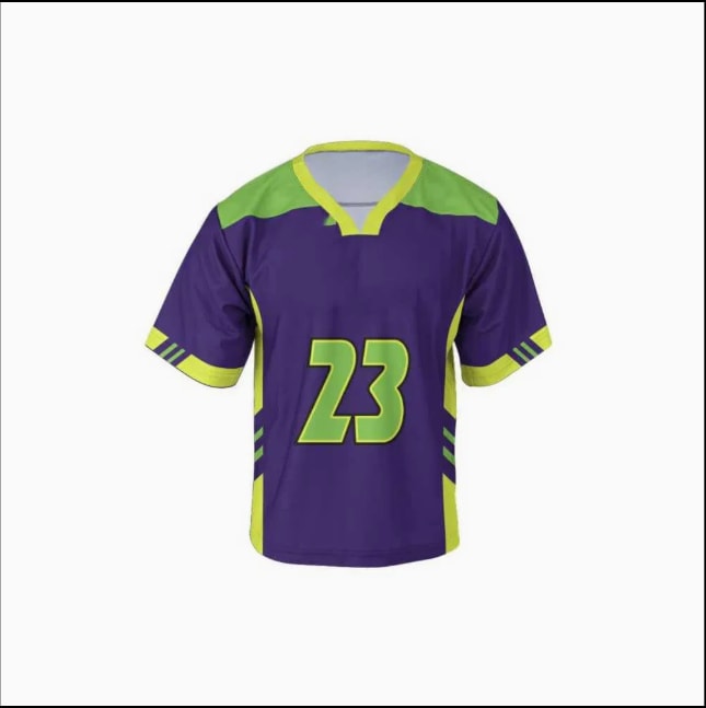 Maillot de crosse Honeycomb noir et or (2)