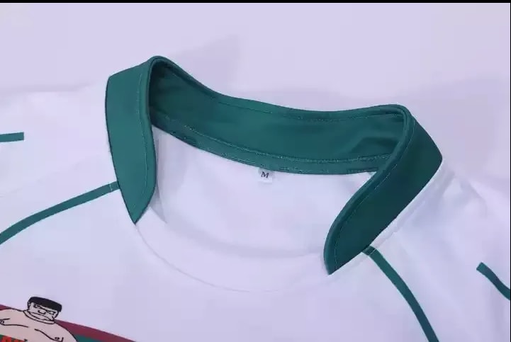 Irish Exiles Green-White Striped Rugby Jersey (3)