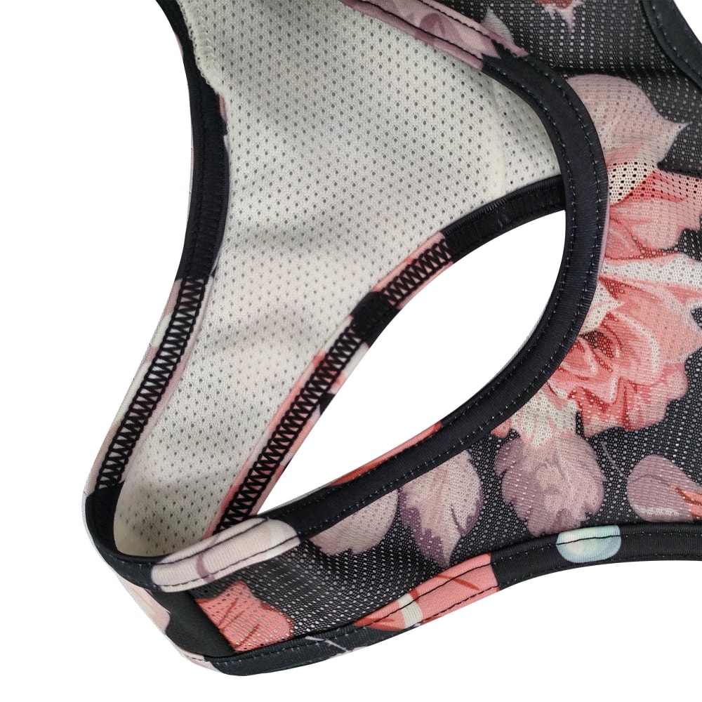Soutien-gorge de yoga personnalisé par sublimation avec détail en tissu respirant (5)