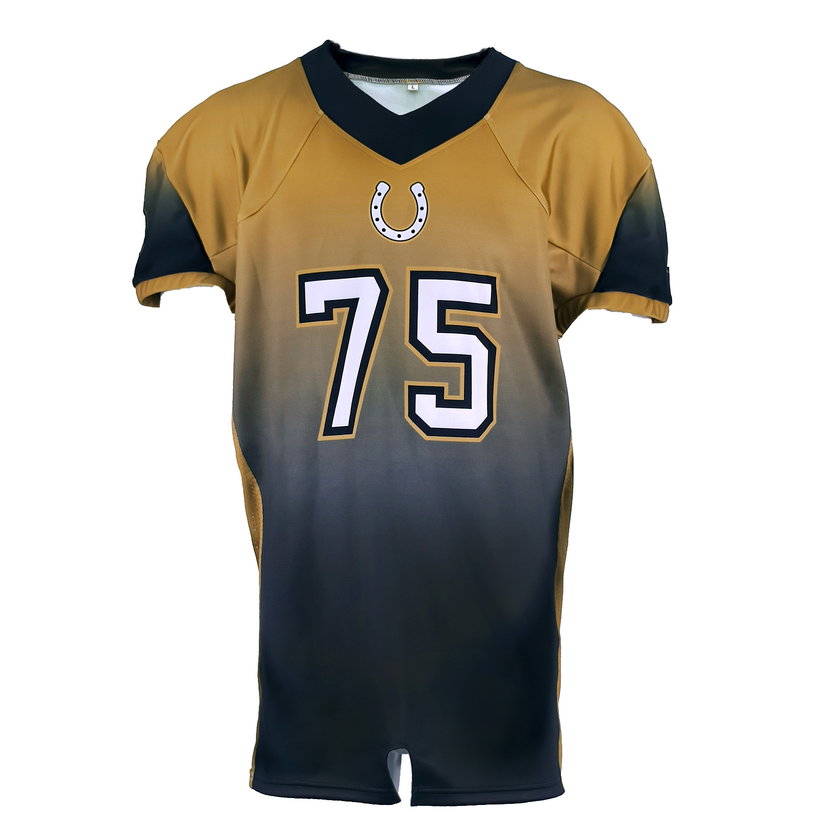 Maillot de football américain professionnel personnalisé avec détails de sublimation complète (4)