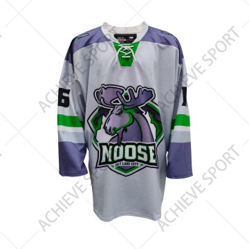 Custom Team Ice Hockey Jerseys-Customizable Moose Unique Design SALT LAKE CITY Team Breathable Full Sublimation Printing