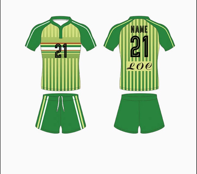 Ensemble de performance maillot et short de rugby (2)