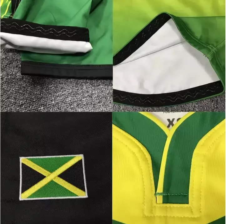 Maillot et short de rugby à panneaux dégradés robustes (2)