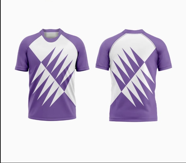 Maillot de rugby géométrique bicolore robuste (4)
