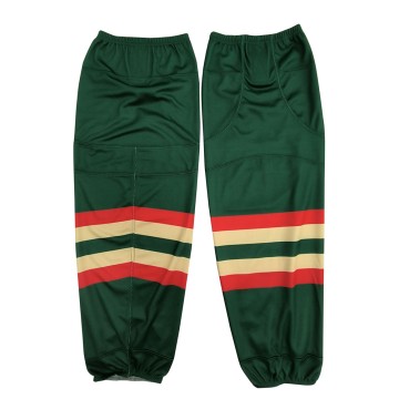Sublimated 100% Polyester Ice Hockey Socks with Stripe