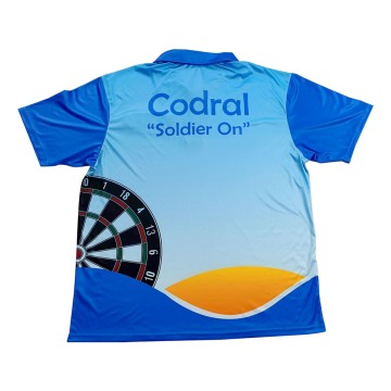 Sublimation Dart Polo Shirt – Breathable Sportswear, Custom Team Printing