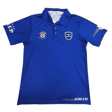 Sublimation Printed Sport Plain Shirt Polo Shirt Custom Logo Men's Polo Shirt Short Sleeve 100%Polyester Mesh Short Sleeve Sublimation Shirt