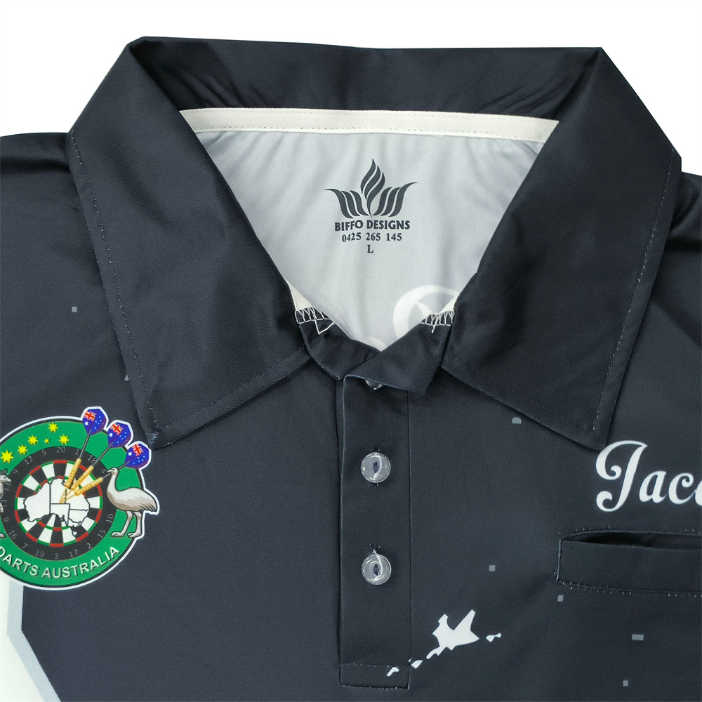 Fournisseur de vêtements de sport Polo personnalisé par sublimation avec logo01