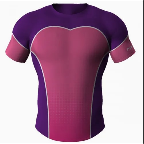 Maillot de rugby athlétique Turquoise Speedline (1)