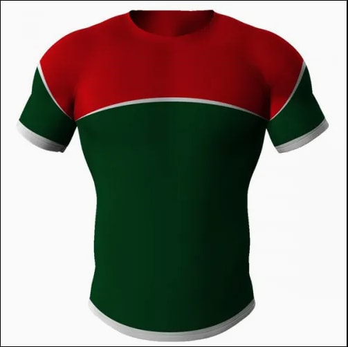 Maillot de rugby athlétique Turquoise Speedline (3)