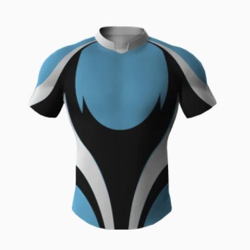 Turquoise Speedline Athletic Rugby Jersey