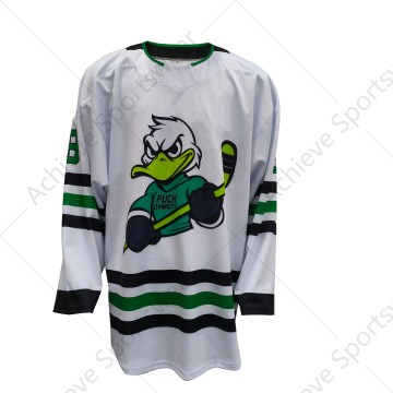 Custom 100% Polyester Sublimation Team Player Ice Hockey Jerseys