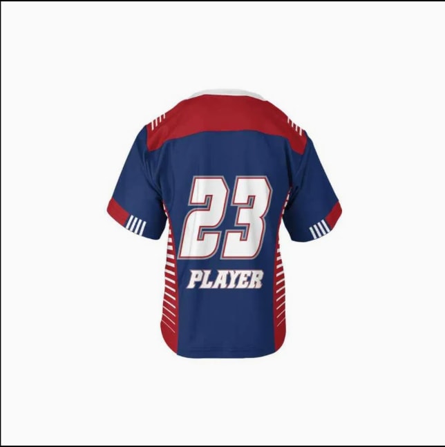 Wholesale Navy Yellow Lacrosse Uniform (1)