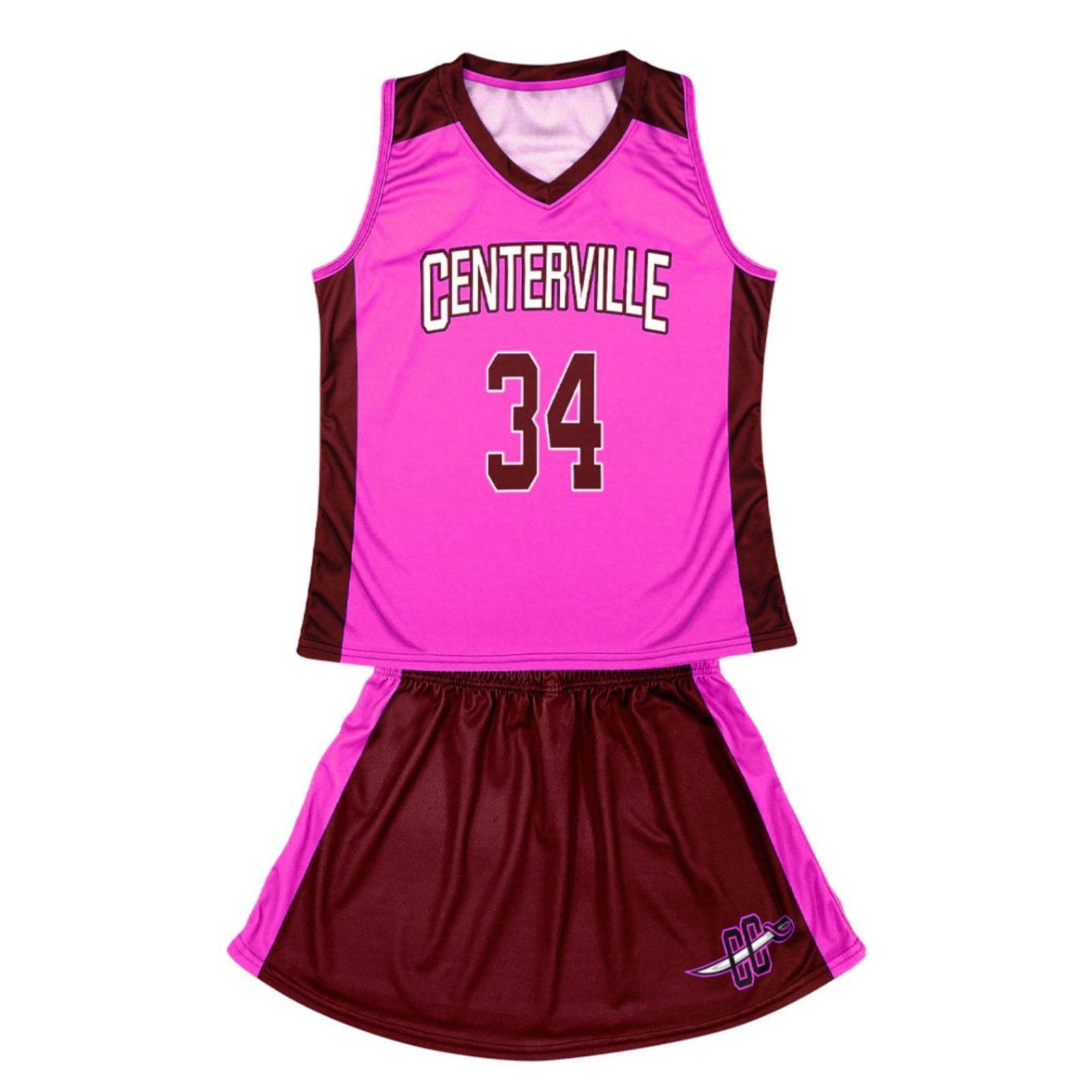 Wholesale Red Speed-Stripe Lacrosse Jersey (2)