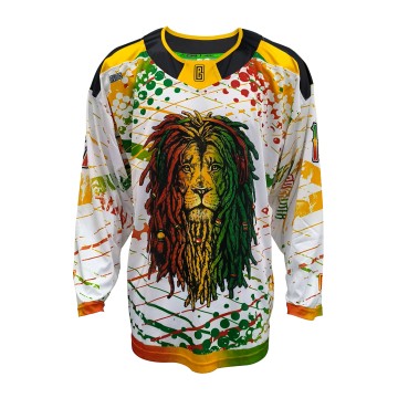 Custom Full Print Lion Graphic Long Sleeve Sports Jersey