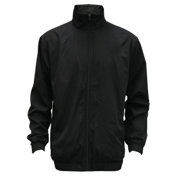 Modern Sports Jacket with Stand Collar & Elastic Cuffs