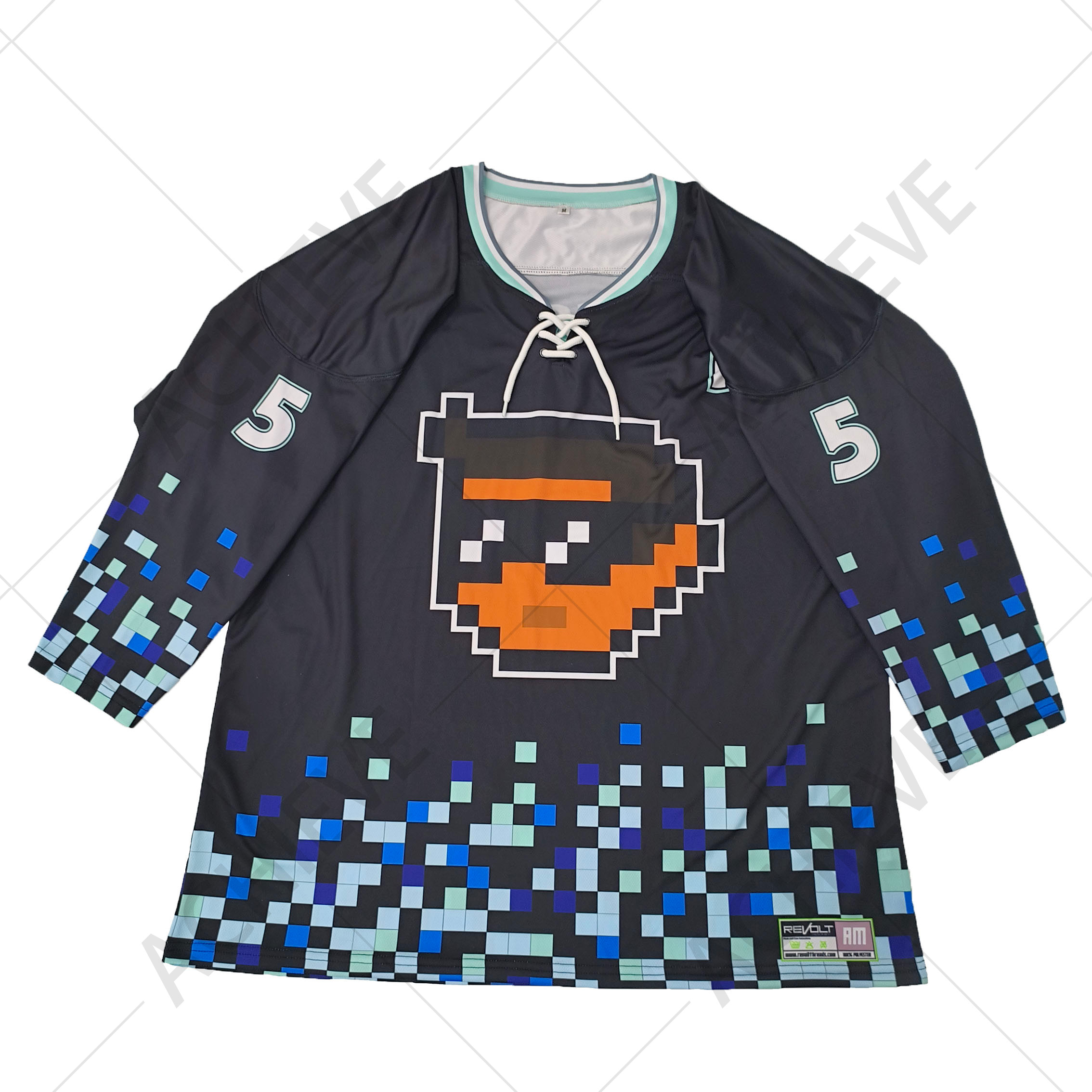 Uniforme de hockey à pois noirs (2)