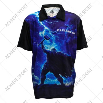 Custom Sublimated Sports Polo Shirt for Darts Teams | Performance Polo