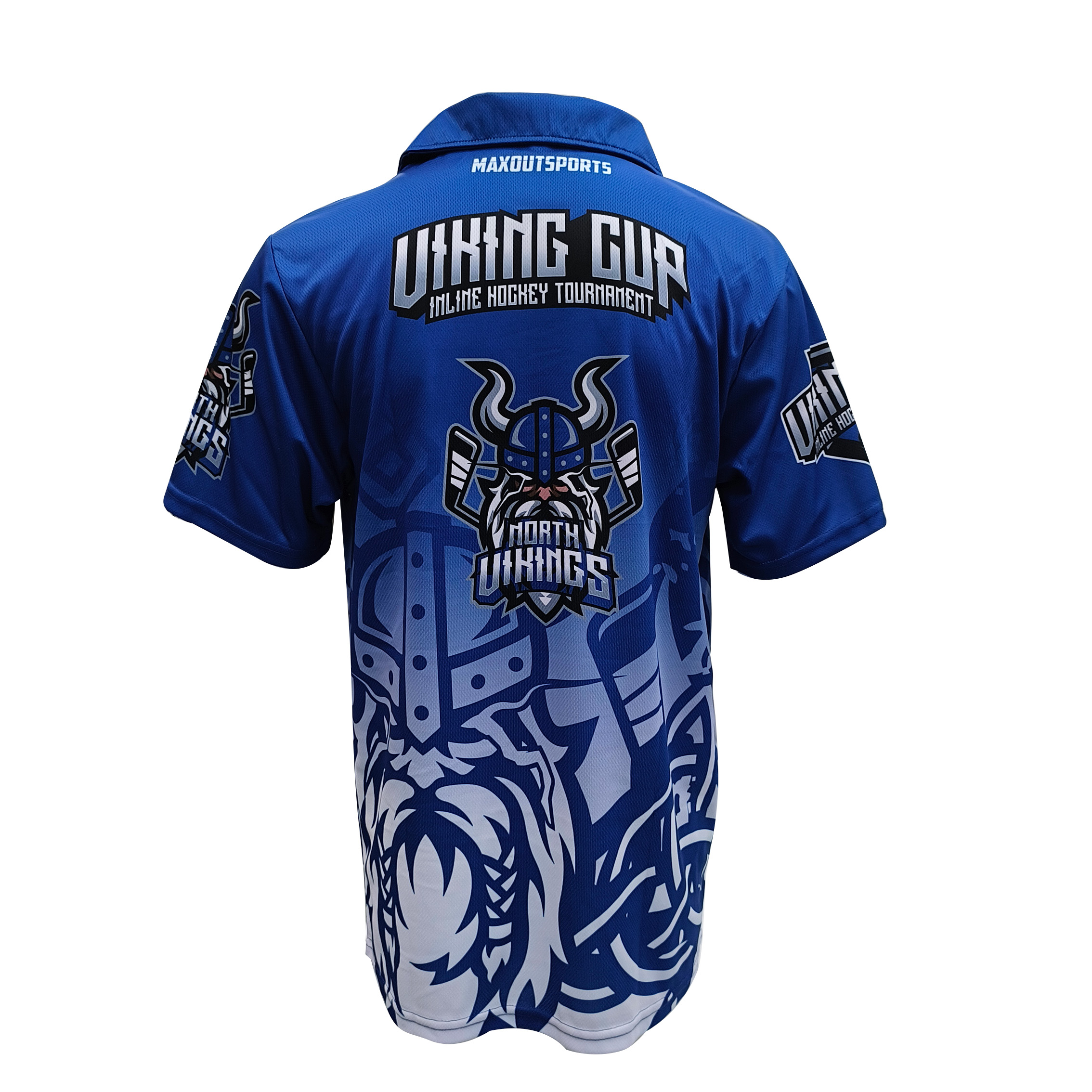 Polo homme personnalisé par sublimation, 100 % polyester, manches courtes