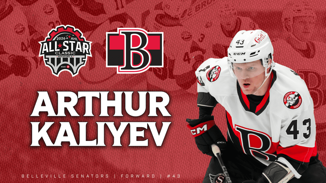 League scoring leader, Kaliyev, to Represent Belleville at 2026 AHL All-Star Classic