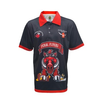 Wholesale Polo Shirts Customized Racing Polo Stand Neck
