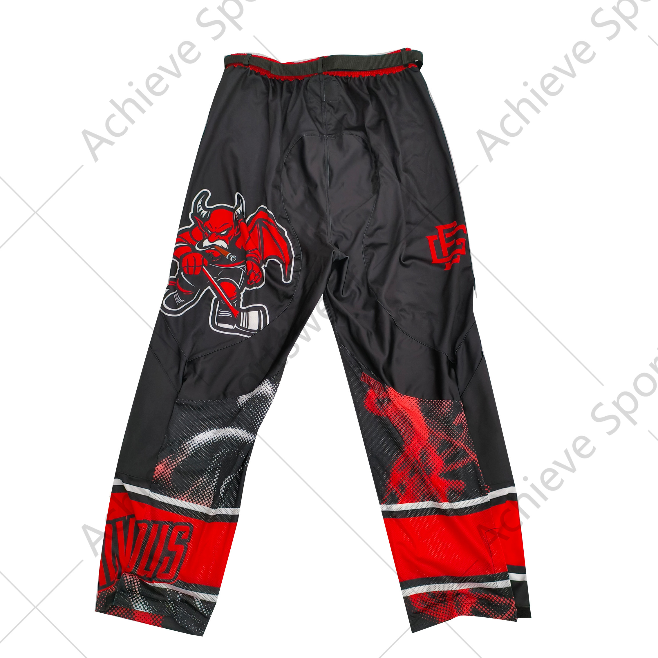 Jääkiekkohousut vyötäröllä Team Wear Nice Design -jääkiekkohousut