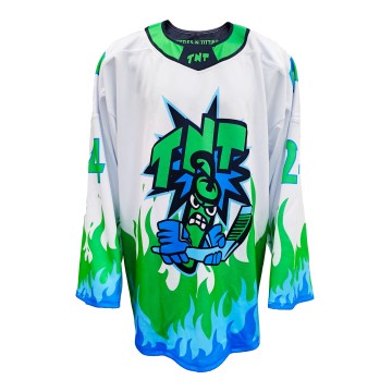 Custom Athletic Wear Neon Green Ice Hockey Jerseys Reach Compliant Team Hockey Jerseys
