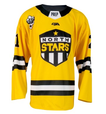 Custom Gold Long Sleeve Hockey Jersey | Pro Team Sublimated Hockey Uniform