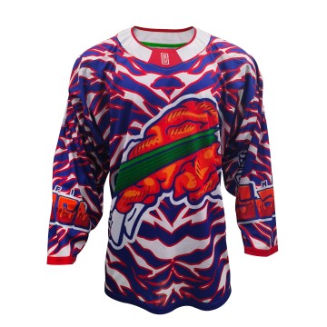 Custom Ice Hockey Jersey, Breathable Mesh, Personalized Print Team Uniform