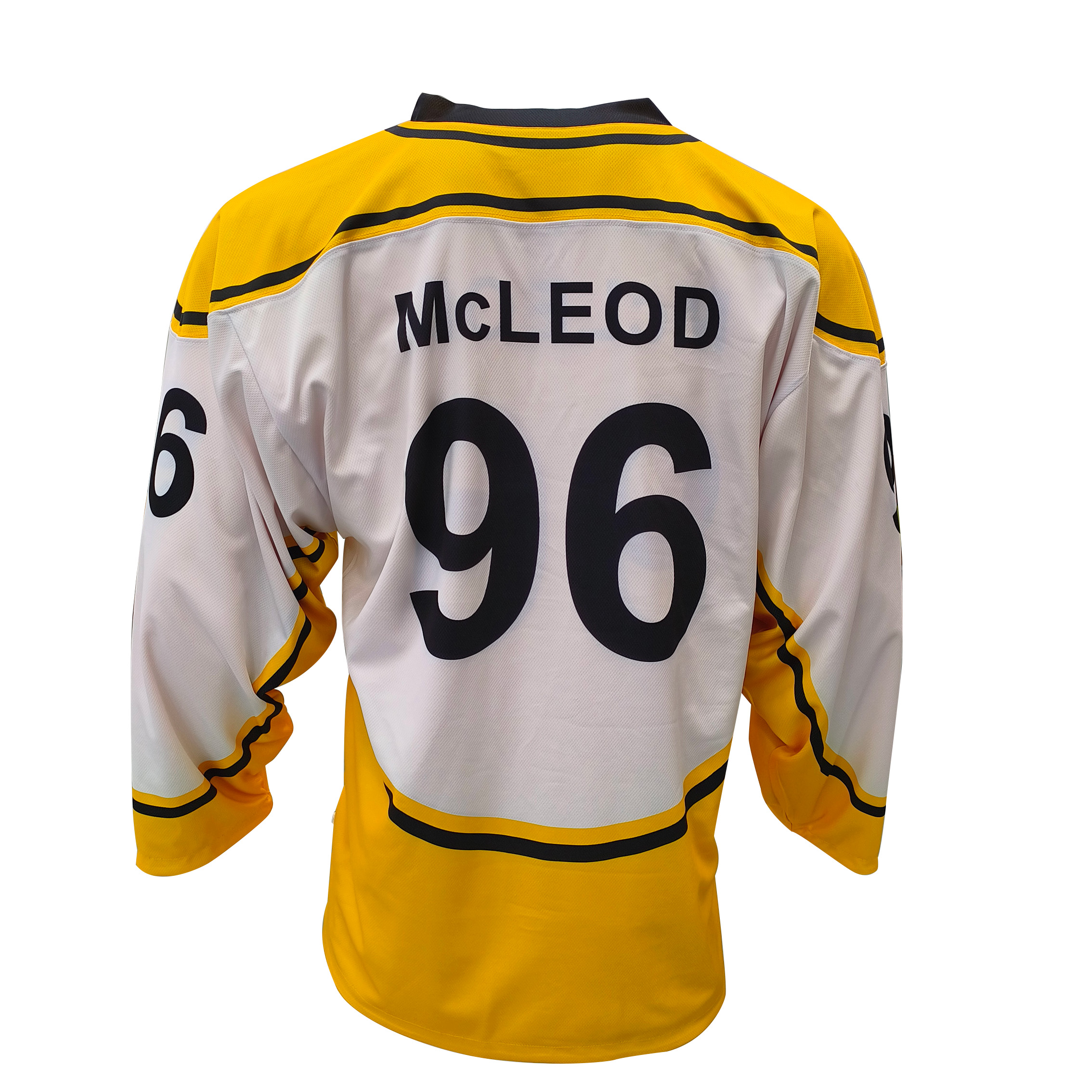 Ishati ya Bumblebee Ice Hockey Ifite Ubushyuhe bwo Kohereza Imyambaro Isanzwe ya Hockey Ishobora Gusubizwa Inyuma