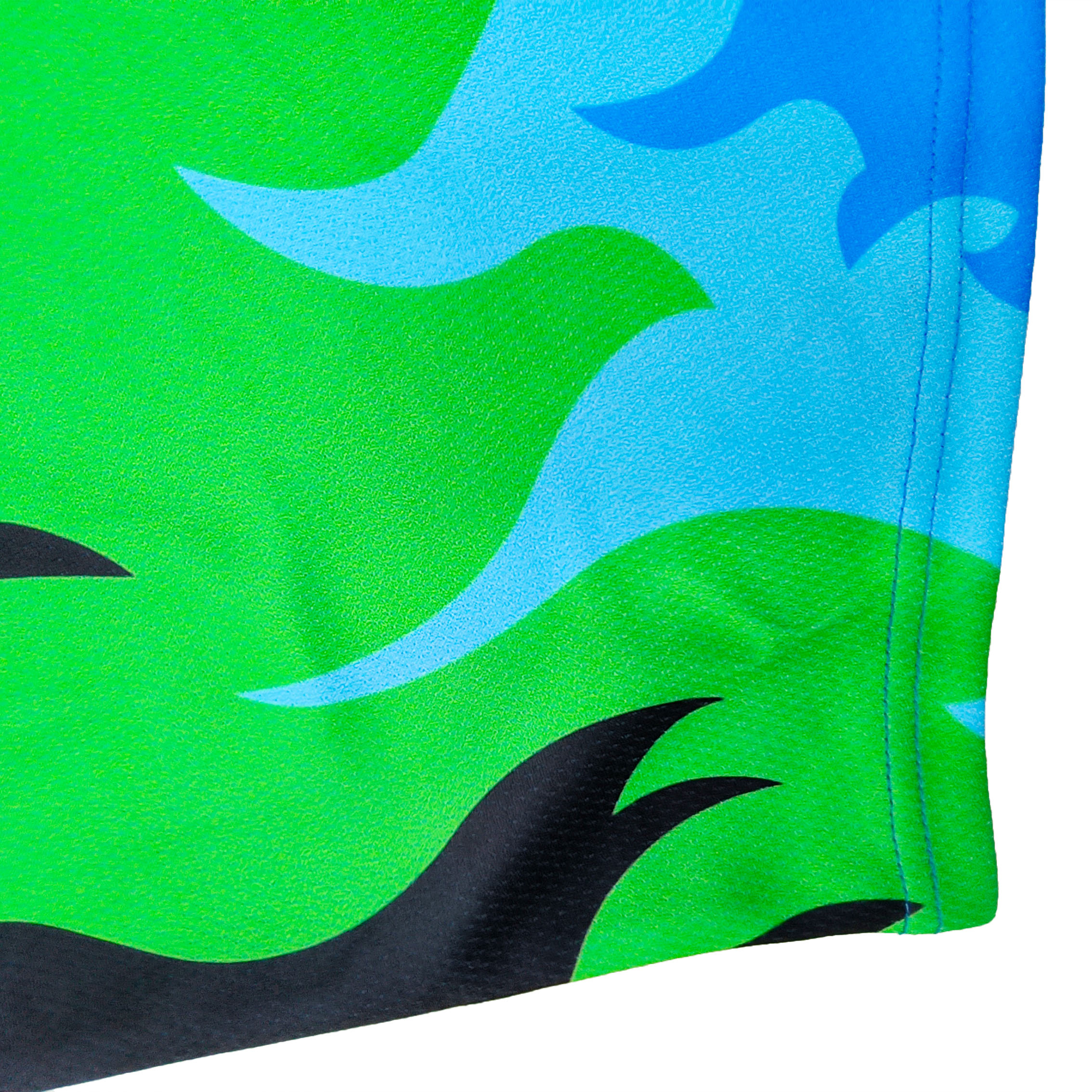 Uniforme de hockey fluorescent noir-bleu-vert 9