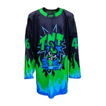 Custom Athletic Wear Neon Green Series Ice Hockey Jerseys Reach Compliant Team Hockey Jerseys