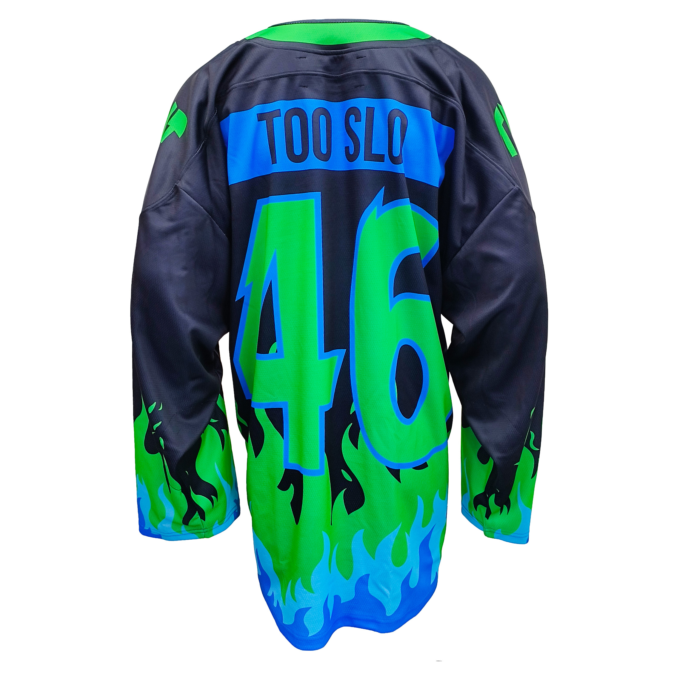 Custom Athletic Wear Neon Green -sarjan jääkiekkopelipaidat Reach-yhteensopivat joukkuejääkiekkopelipaidat