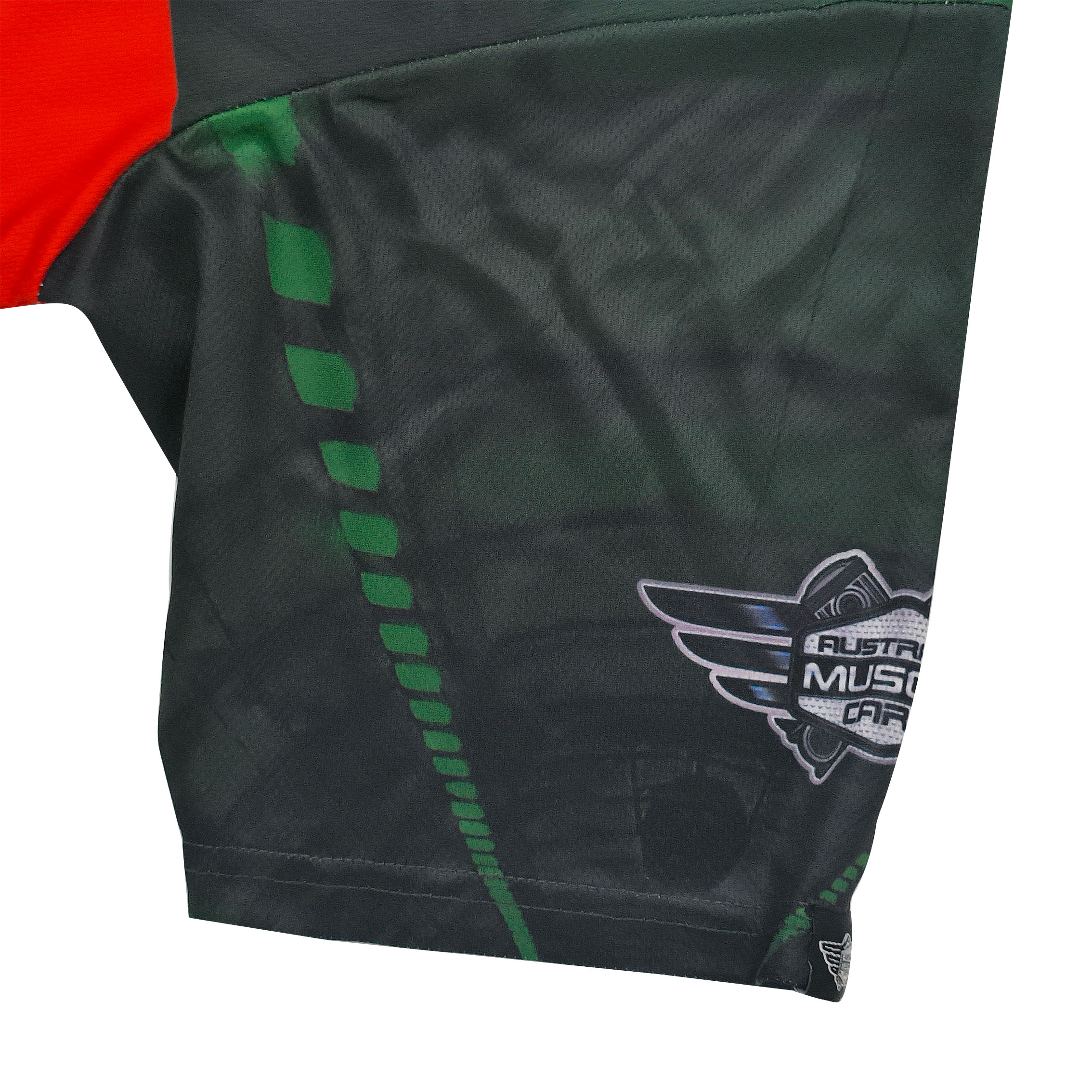 Voiture de course Polo verte et rouge (6)