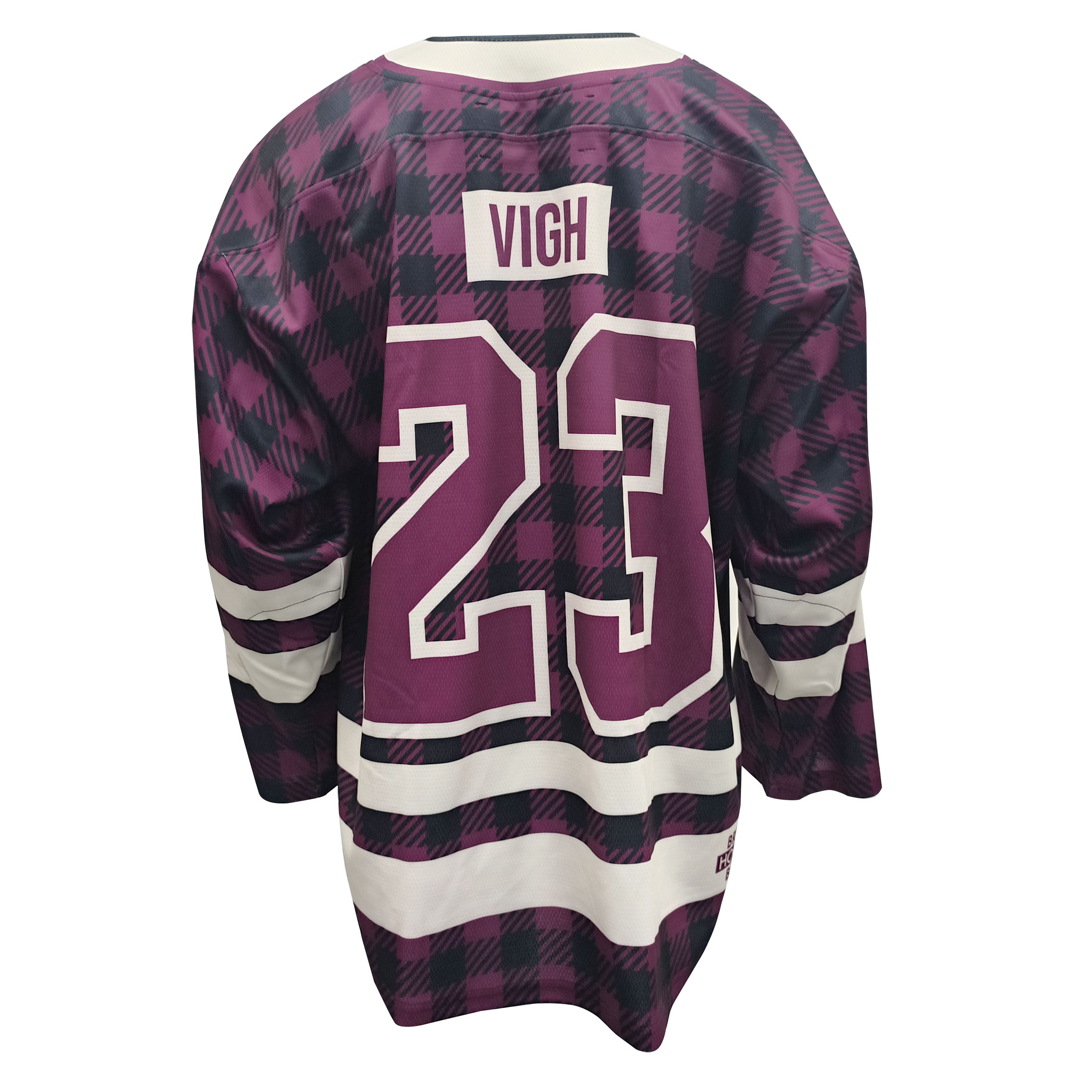 Custom Red Grid Ice Hockey Jerseys Heat Transfer American Retro Style Team Hockey Jerseys
