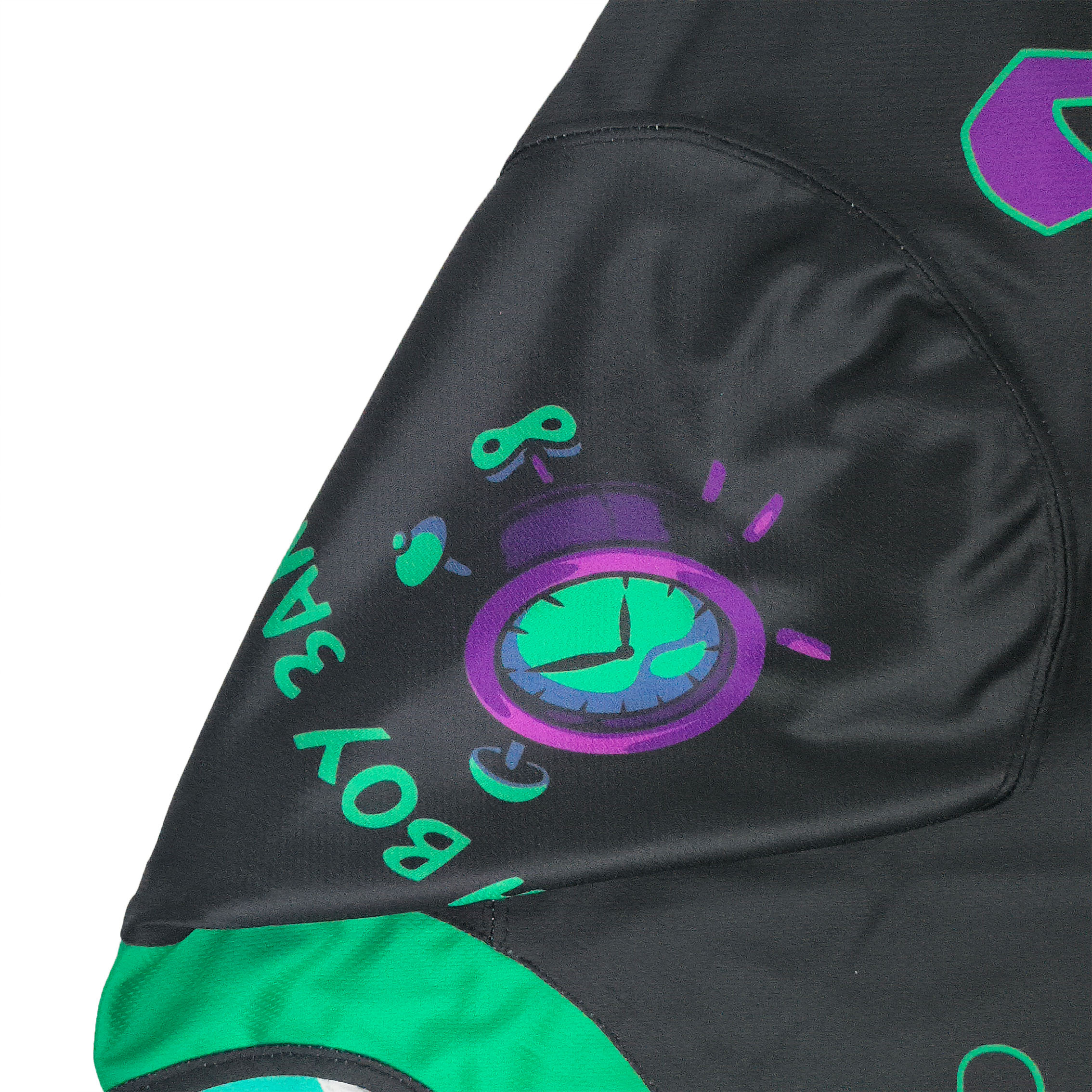 Käännettävä valkoinen ja musta #32 jääkiekkopelipaita (7)