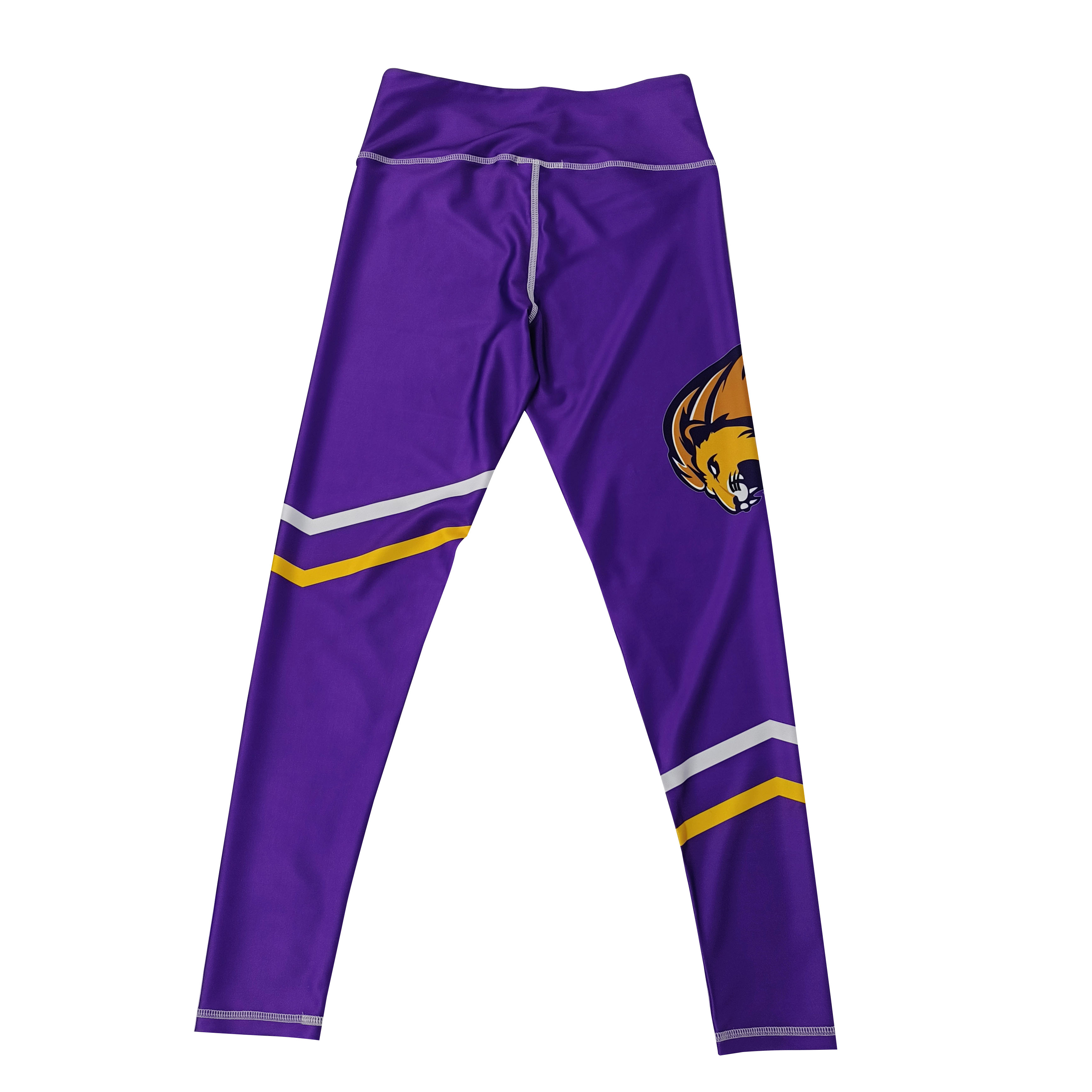 Yoga Pants Customization Purple Design Spandex Legging for Yoga Sport