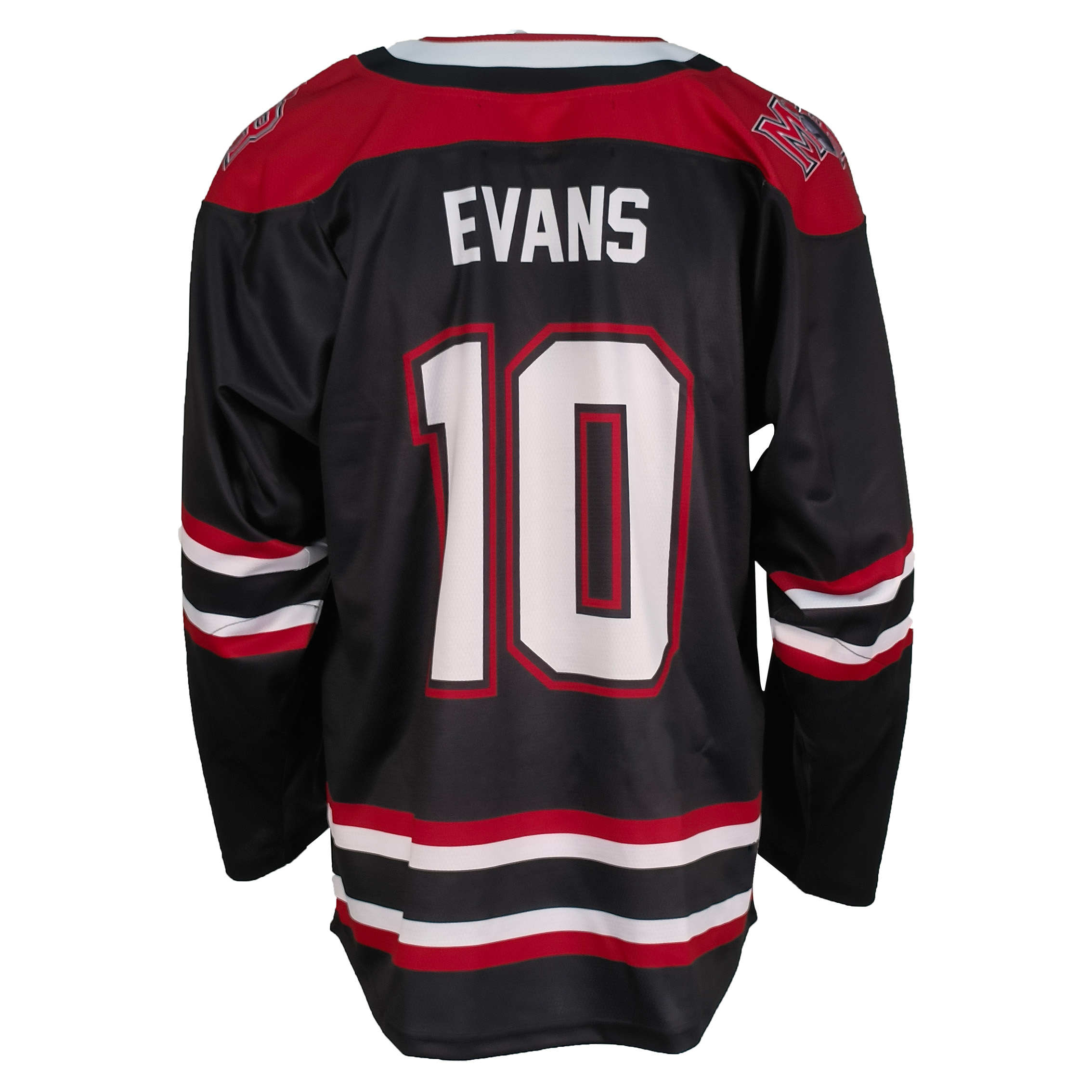 Custom Shadow Strike Ice Hockey Jersey V-Neck Full Sublimation Printing Hockey Uniform– Blackout Armor Edition
