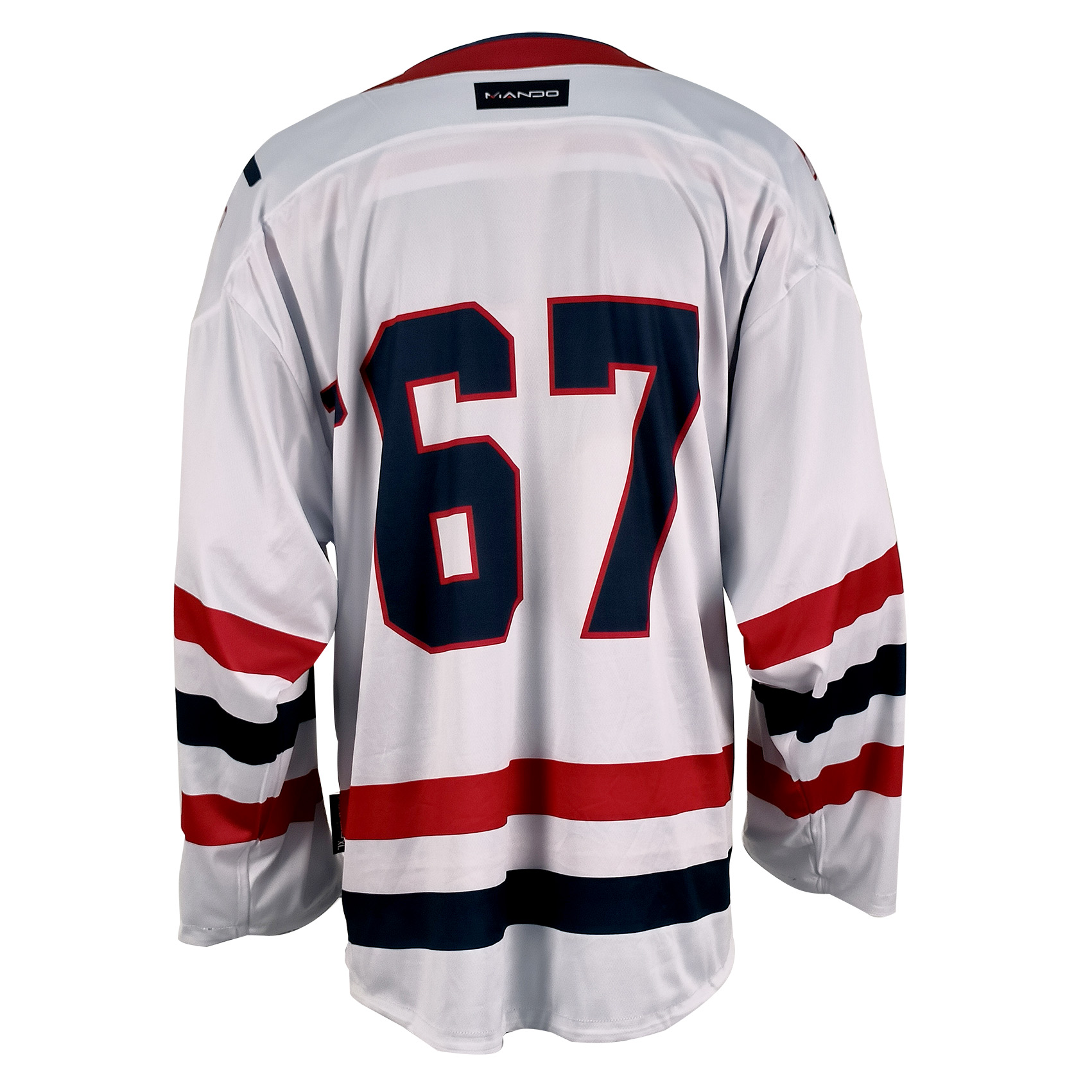 Custom Sublimation Elite V-Neck Polyester Ice Hockey Jersey