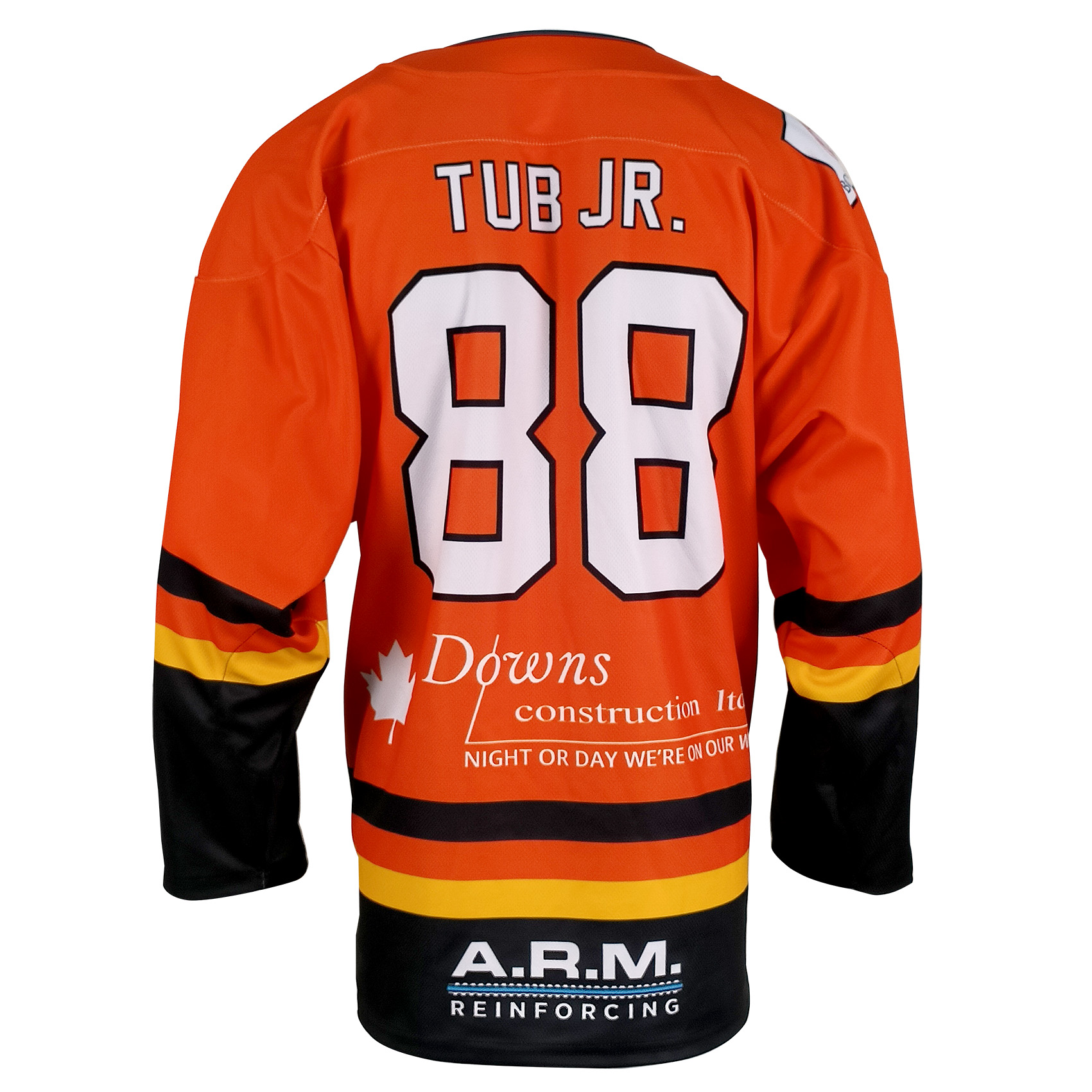 Nanaimo Ducks Custom Training Jersey Sublimated Ice  Hockey Uniform– Bold Mascot Edition